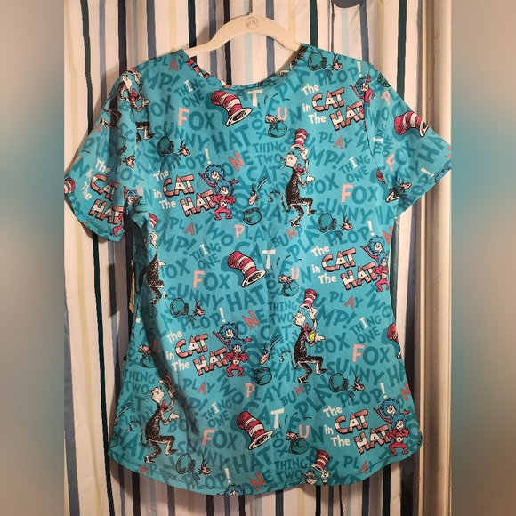 Dr Suess Scrub Top - Picture 3 of 4
